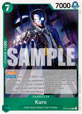 Kuro OP15-025 Rare Adventure on Kami's Island