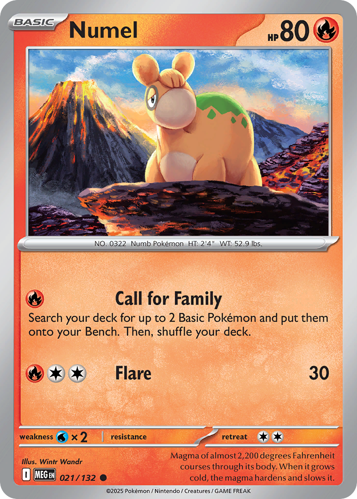 Numel 021/132 Common Mega Evolution