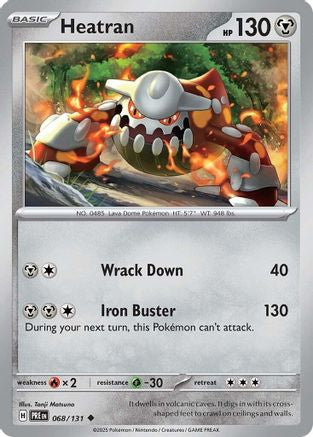 Heatran 068/131 Uncommon Prismatic Evolutions