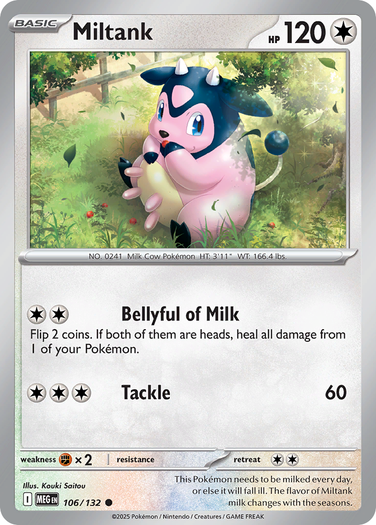 Miltank 106/132 Common Mega Evolution