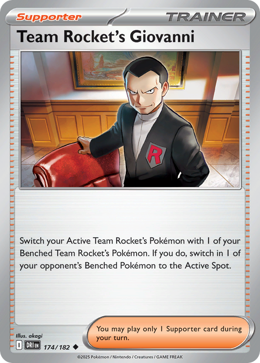 Team Rocket's Giovanni 174/182 Uncommon Destined Rivals