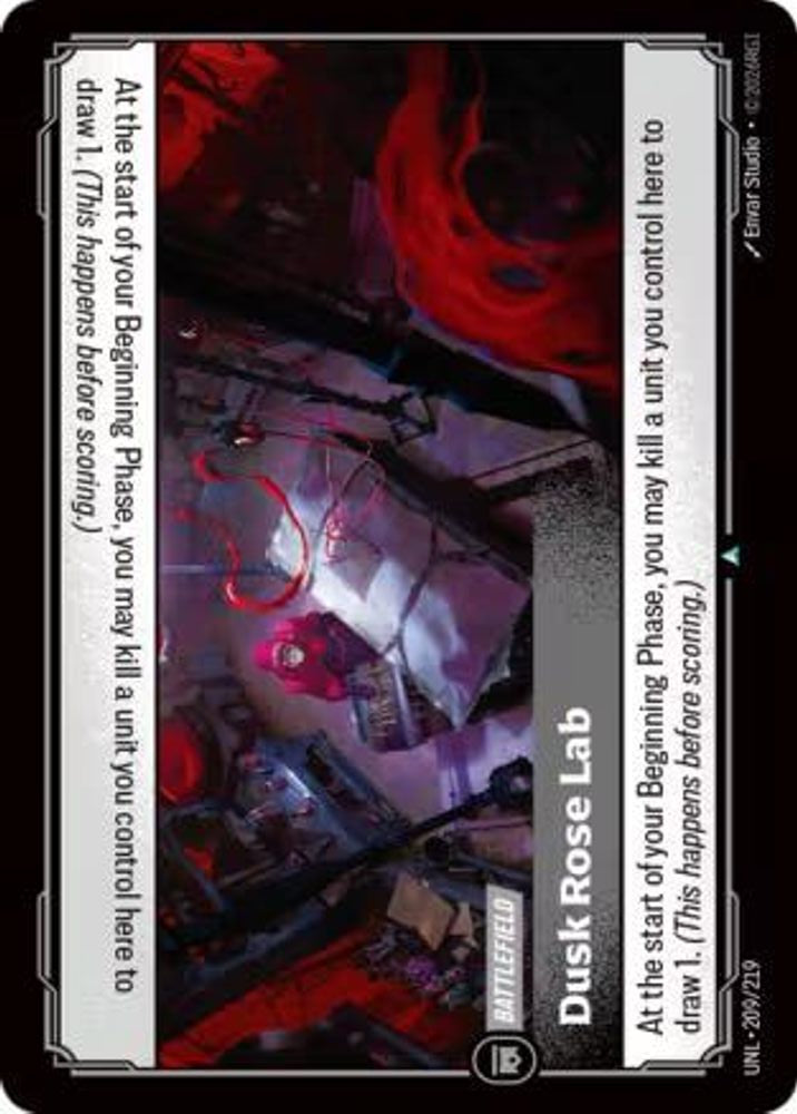 Dusk Rose Lab 209/219 Uncommon Unleashed Foil