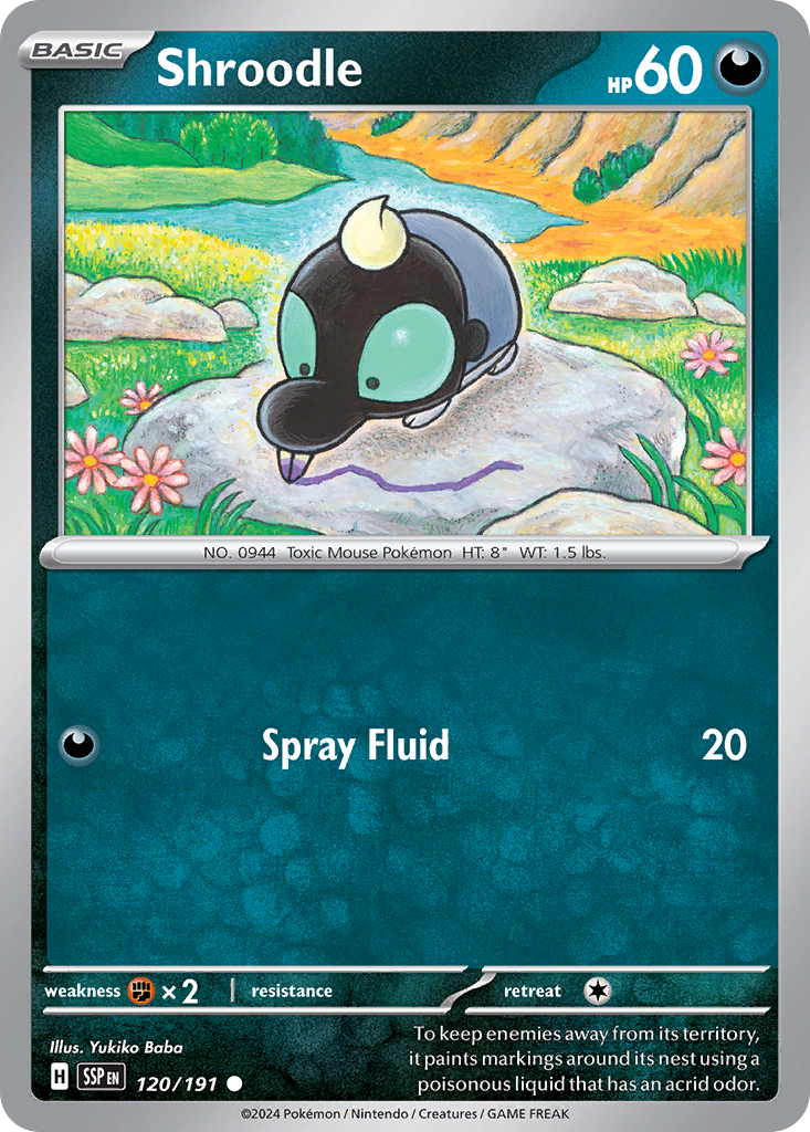 Shroodle 120/191 Common Surging Sparks