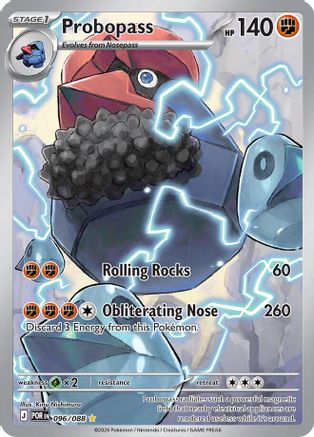 Probopass 096/088 Holo Illustration Rare Perfect Order