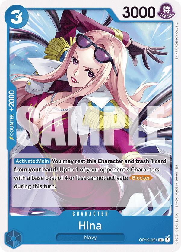 Hina OP12-051 Uncommon Legacy of the Master