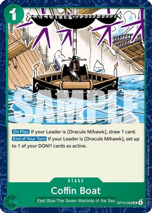 Coffin Boat OP14-039 Uncommon The Azure Sea's Seven