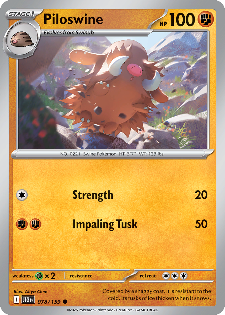 Piloswine 078/159 Common Journey Together