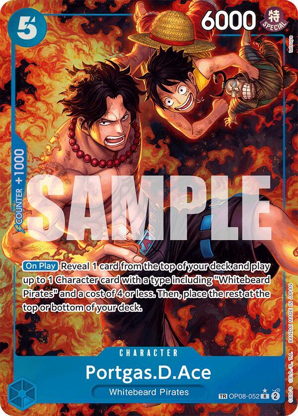 Portgas.D.Ace (TR) OP08-052 Treasure Rare Royal Blood
