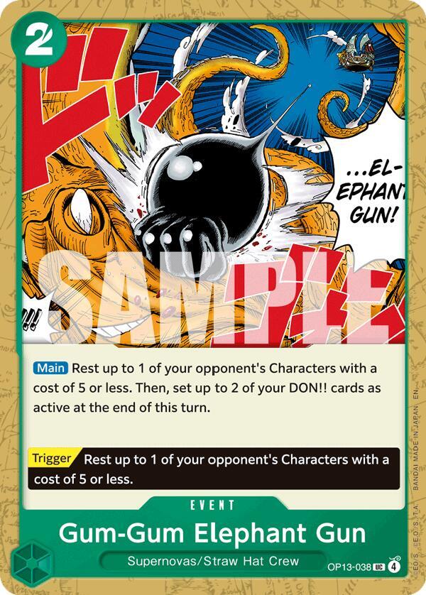 Gum-Gum Elephant Gun OP13-038