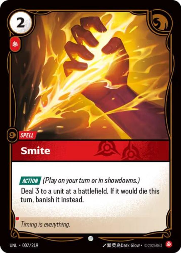Smite 007/219 Common Unleashed