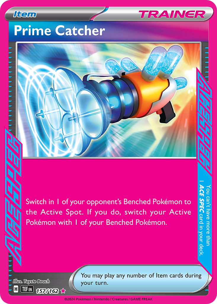 Prime Catcher 157/162 ACE SPEC Rare Temporal Forces