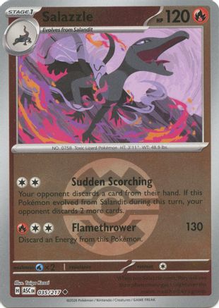Salazzle (Quick Ball) 035/217 Uncommon Ascended Heroes Reverse Holo