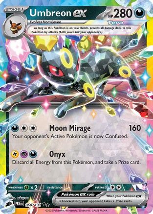 Umbreon ex 060/131 Holo Double Rare Prismatic Evolutions