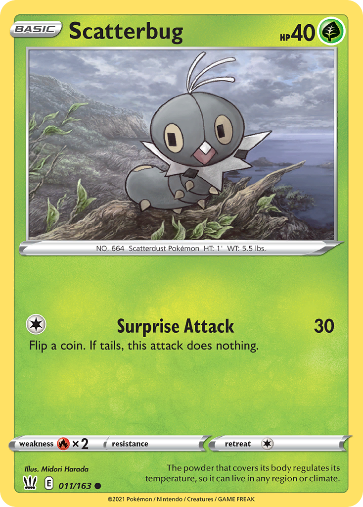 Scatterbug 011/163 Common Battle Styles