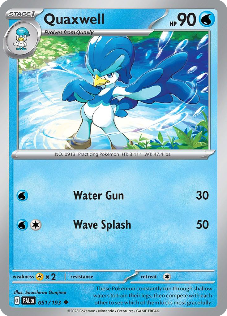 Quaxwell 051/193 Uncommon Paldea Evolved
