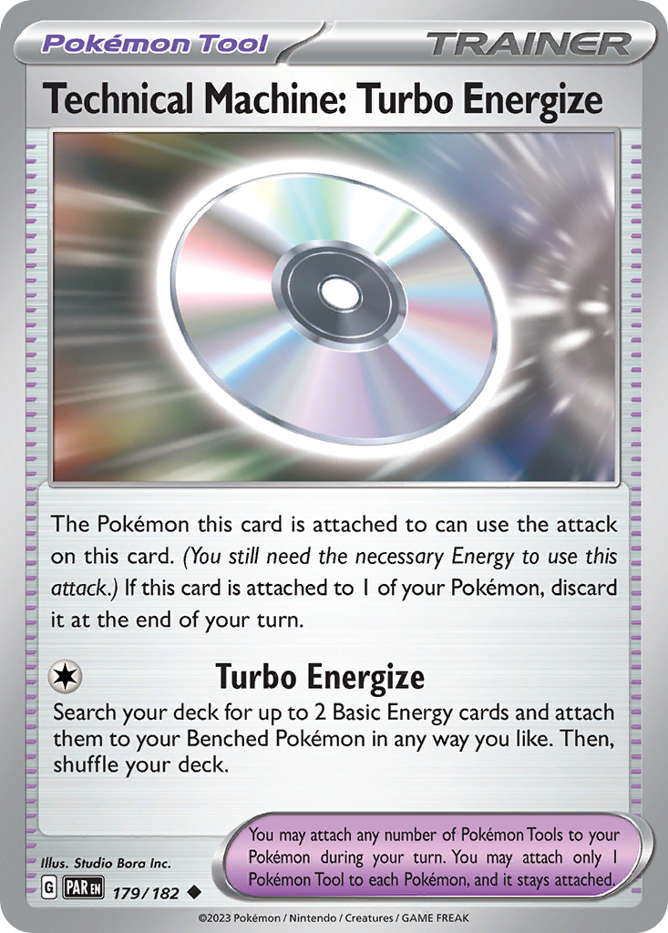 Technical Machine: Turbo Energize 179/182 Uncommon Paradox Rift