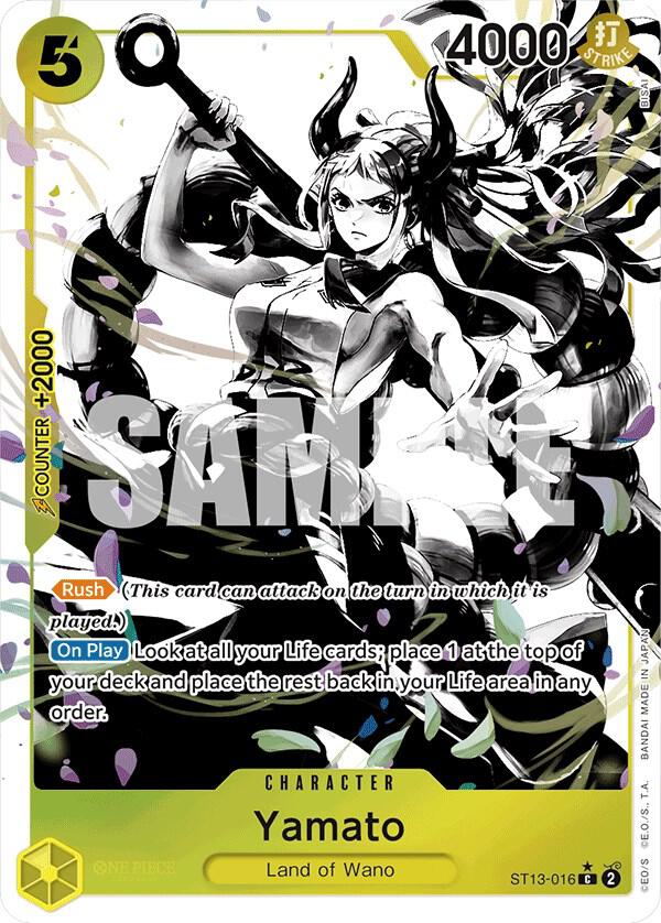 Yamato (Parallel) ST13-016 Ultra Deck: The Three Brothers Foil