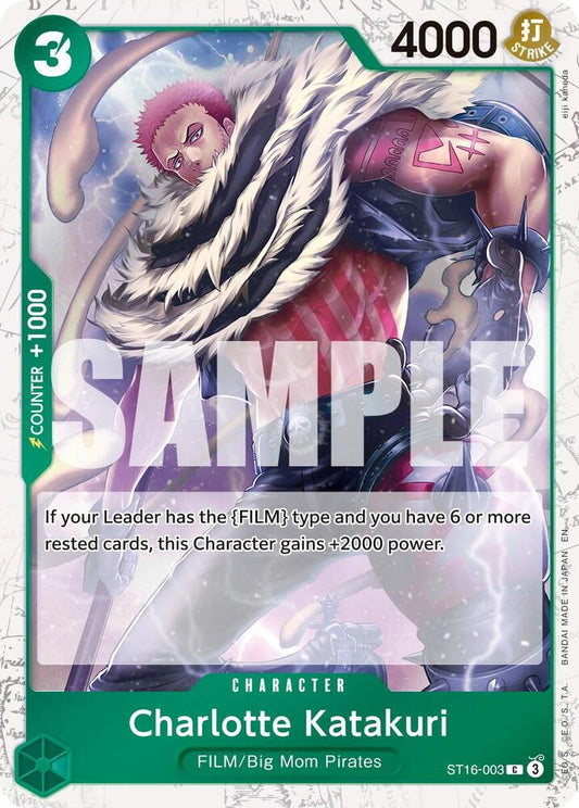 Charlotte Katakuri (Pirate Foil) ST16-003 Premium Booster -The Best- Vol. 2 Foil