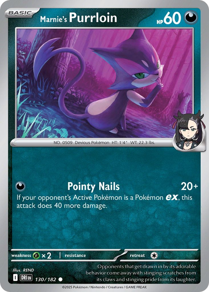 Marnie's Purrloin 130/182 Common Destined Rivals