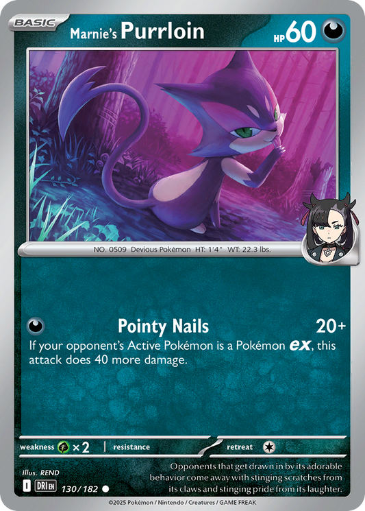 Marnie's Purrloin 130/182 Common Destined Rivals