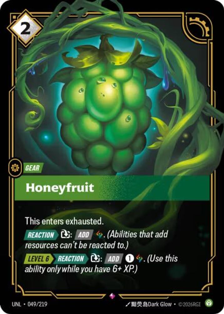 Honeyfruit 049/219 Rare Unleashed Foil