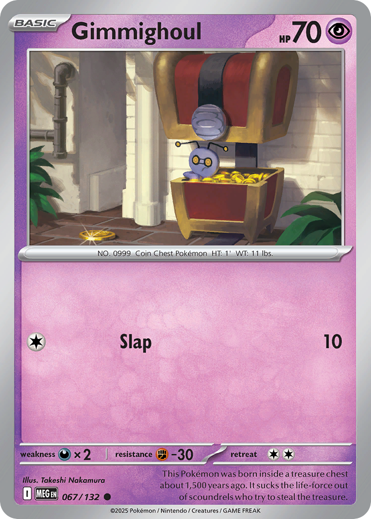 Gimmighoul 067/132 Common Mega Evolution
