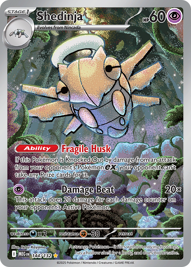 Shedinja 144/132 Illustration Rare Mega Evolution
