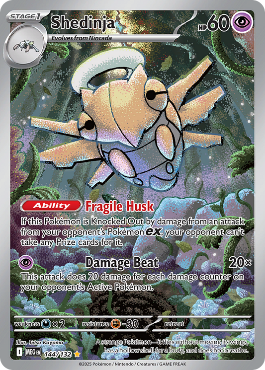 Shedinja 144/132 Illustration Rare Mega Evolution