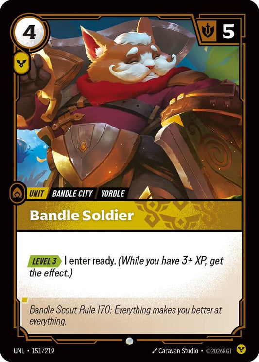 Bandle Soldier 151/219 Common Unleashed