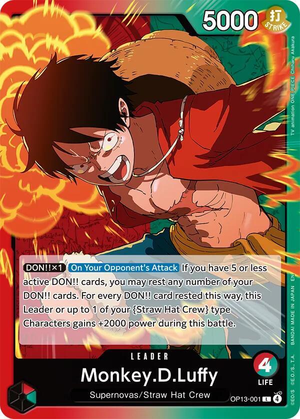 Monkey.D.Luffy (001) OP13-001