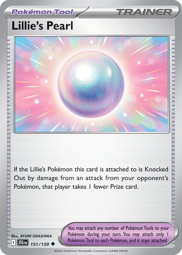 Lillie's Pearl 151/159 Uncommon Journey Together Reverse Holo
