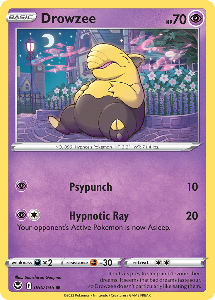 Drowzee 060/195 Common Silver Tempest