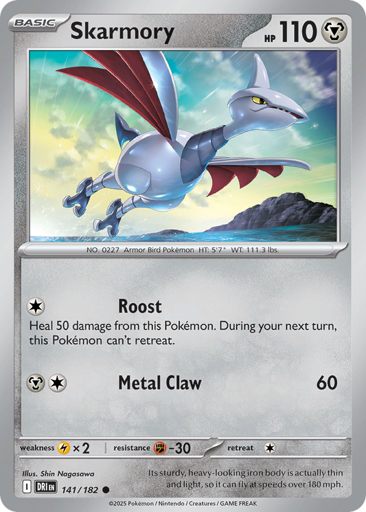 Skarmory 141/182 Common Destined Rivals