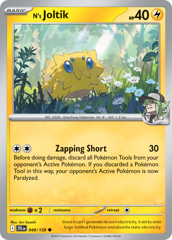 N's Joltik 049/159 Common Journey Together Reverse Holo
