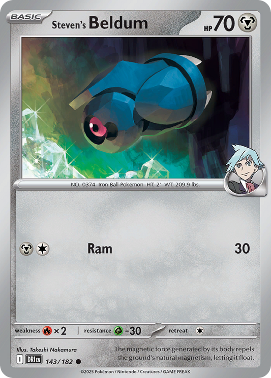 Steven's Beldum 143/182 Common Destined Rivals