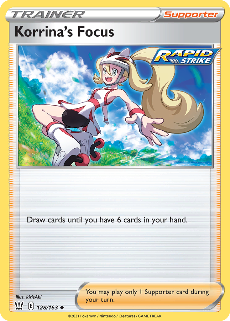 Korrina's Focus 128/163 Uncommon Battle Styles