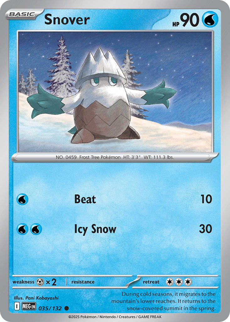 Snover 035/132 Common Mega Evolution
