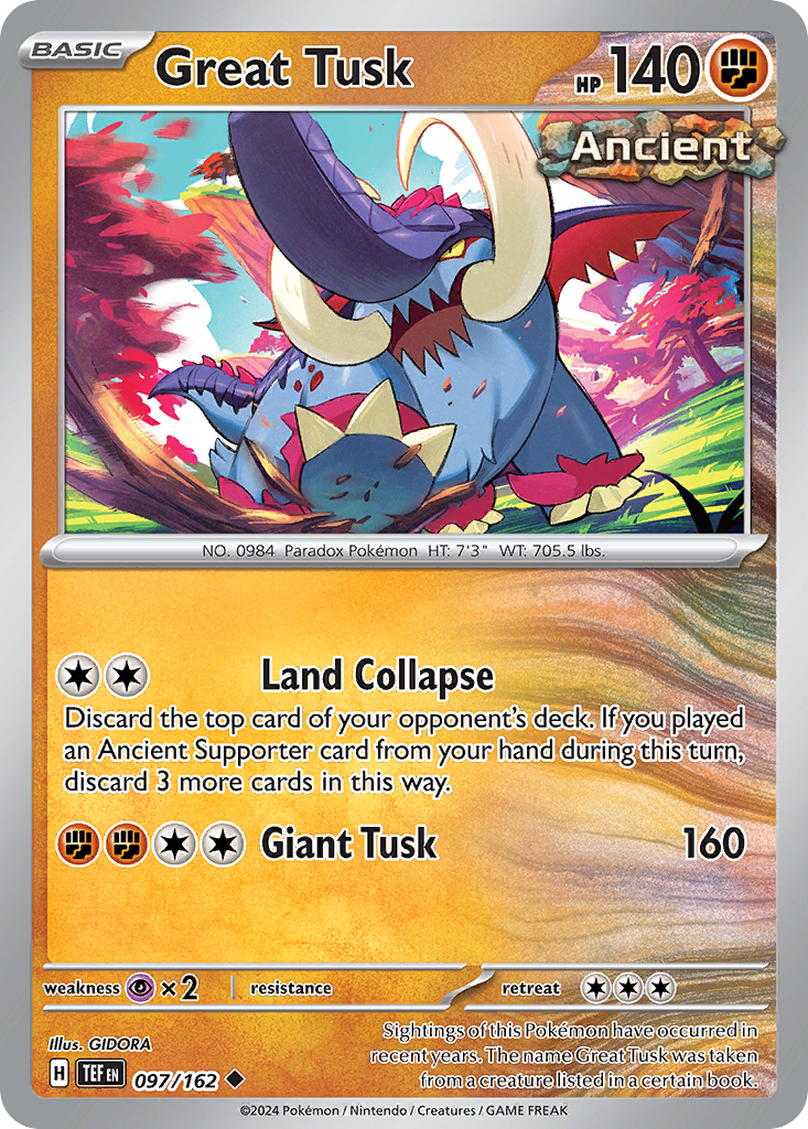 Great Tusk 097/162 Uncommon Temporal Forces