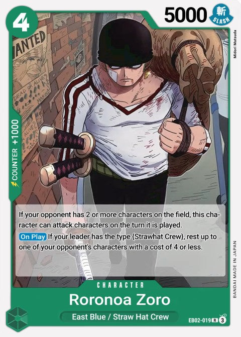 Roronoa Zoro EB02-019