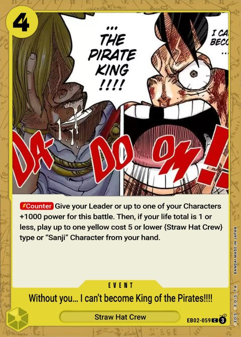 Without Your Help I Can't Become the King of the Pirates!!!! EB02-059