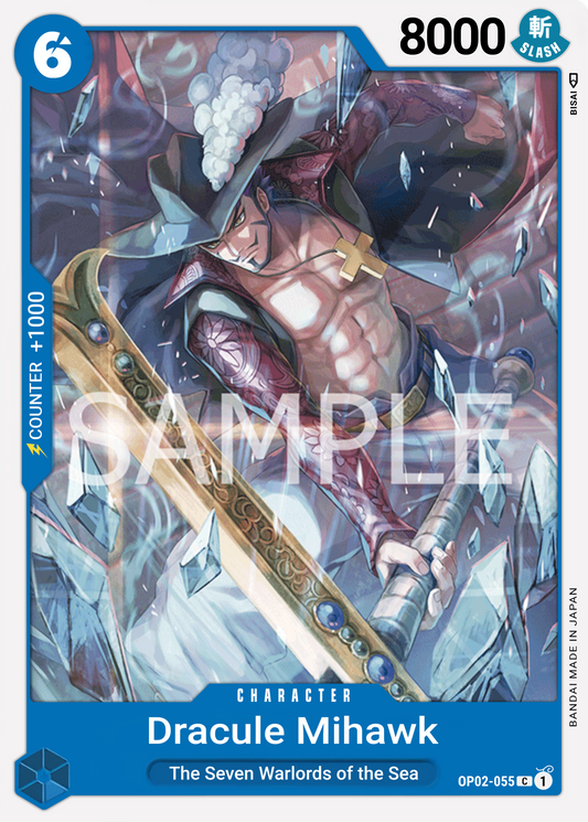 Dracule Mihawk OP02-055