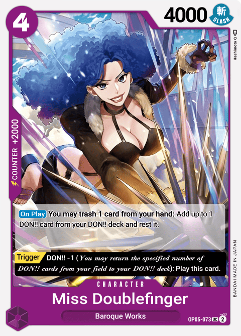 Miss Doublefinger(Zala) OP05-073