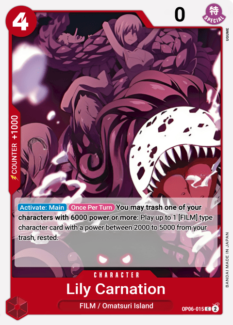 Lily Carnation OP06-015