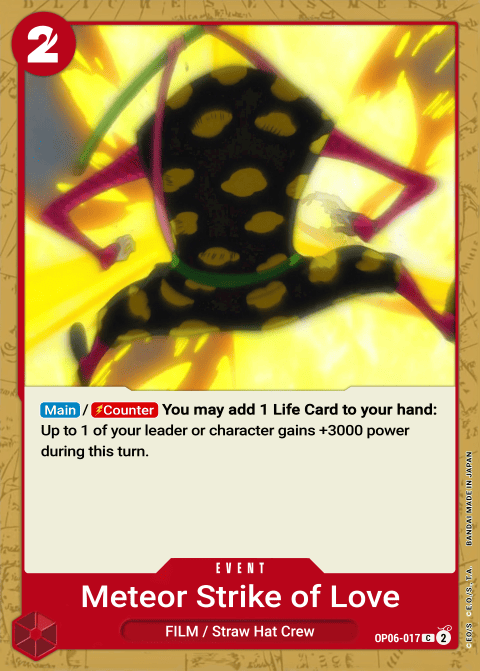 Meteor-Strike of Love OP06-017