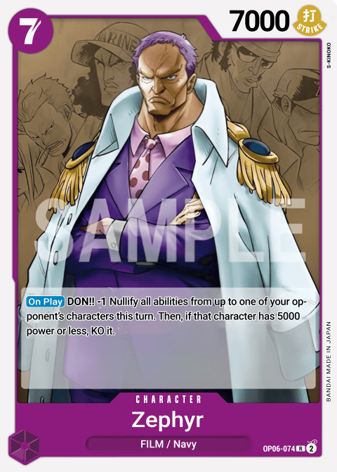 Zephyr (Navy) OP06-074