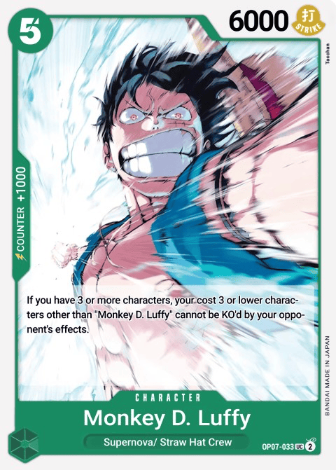 Monkey.D.Luffy (033) OP07-033