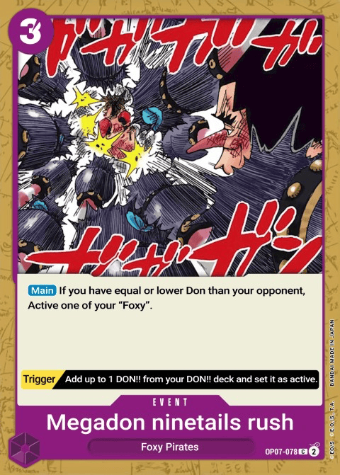 Megaton Nine-Tails Rush OP07-078