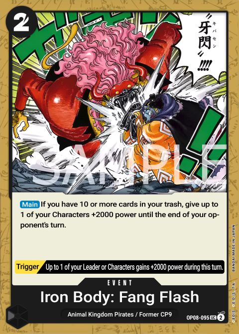 Iron Body Fang Flash OP08-095