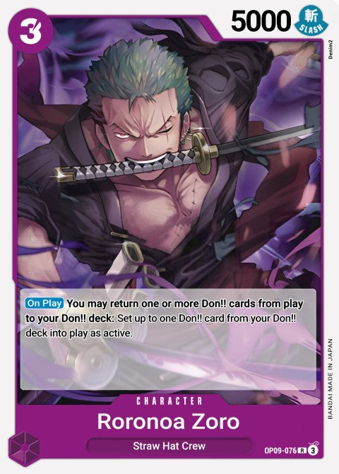 Roronoa Zoro (076) OP09-076