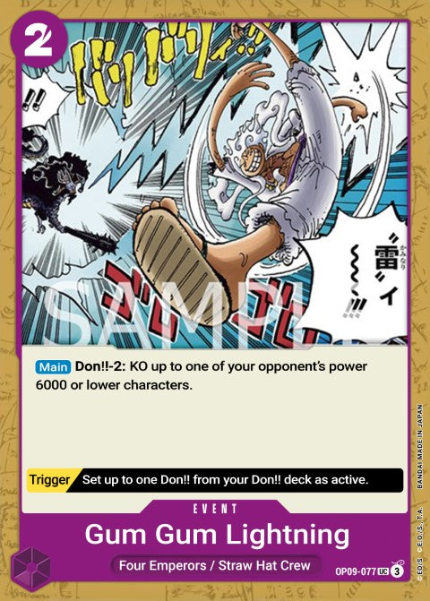 Gum-Gum Lightning OP09-077